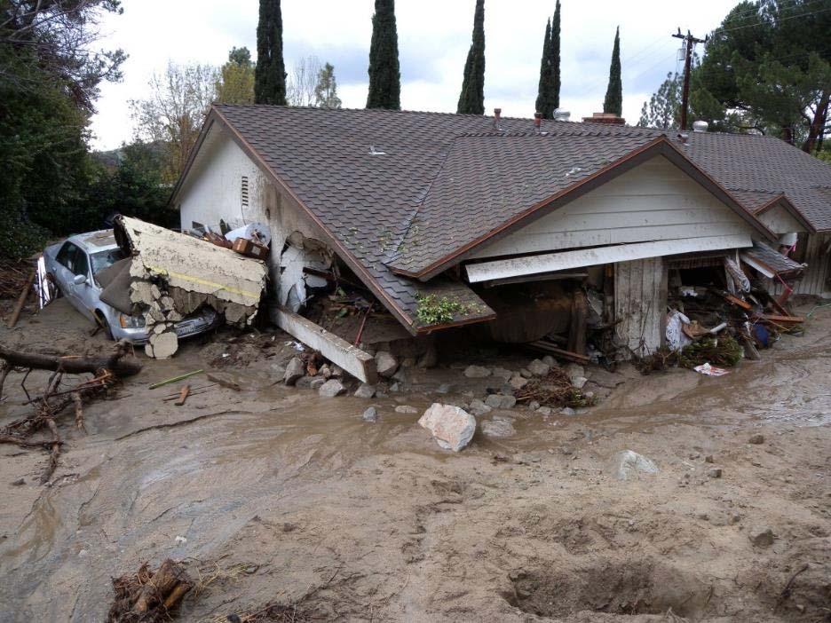 Post fire floods and debris flows can be triggered within minutes of intense