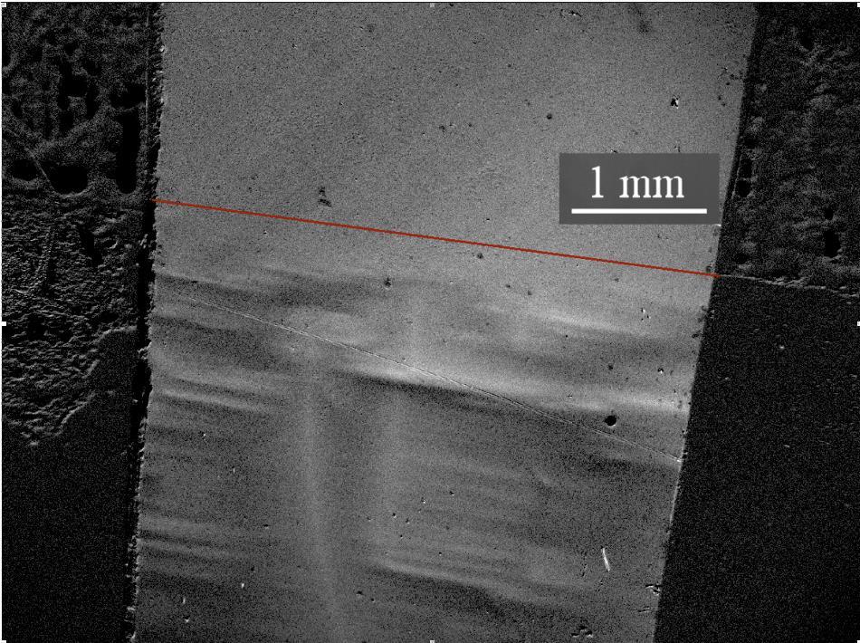 Magneto-optical study A differential MOI image showing the in- plane magnetization of the LCMO thin film surface.