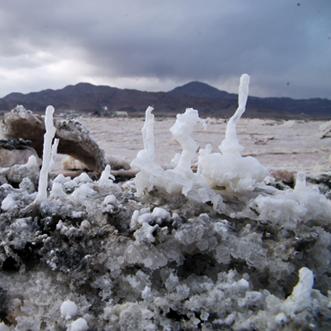 halite (NaCl), aka table salt Searles Lake, Trona,