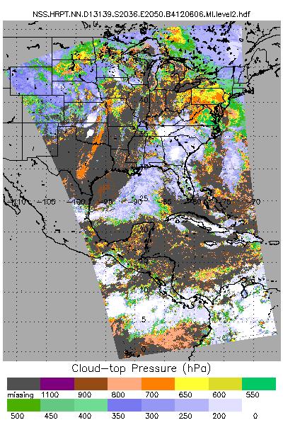 Cloud Height (ACHA) We have a single code (The AWG Cloud Height Algorithm ACHA) that works on all sensors. Optimal Estimation AVHRR = 11 & 12 µm MODIS = 11, 12 & 13.3 µm VIIRS = 8.