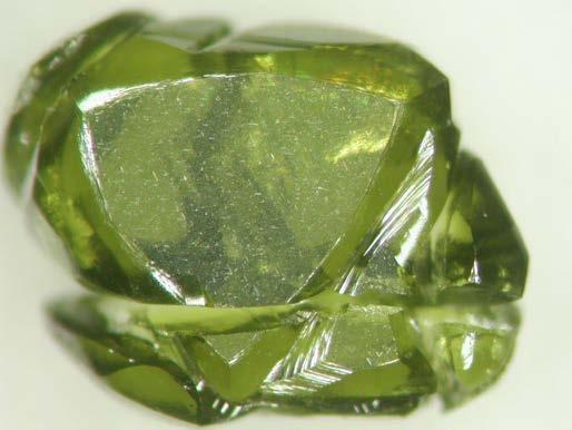 2017 microdiamond results Reconstructed stone Unique green diamond recovered from CH-6