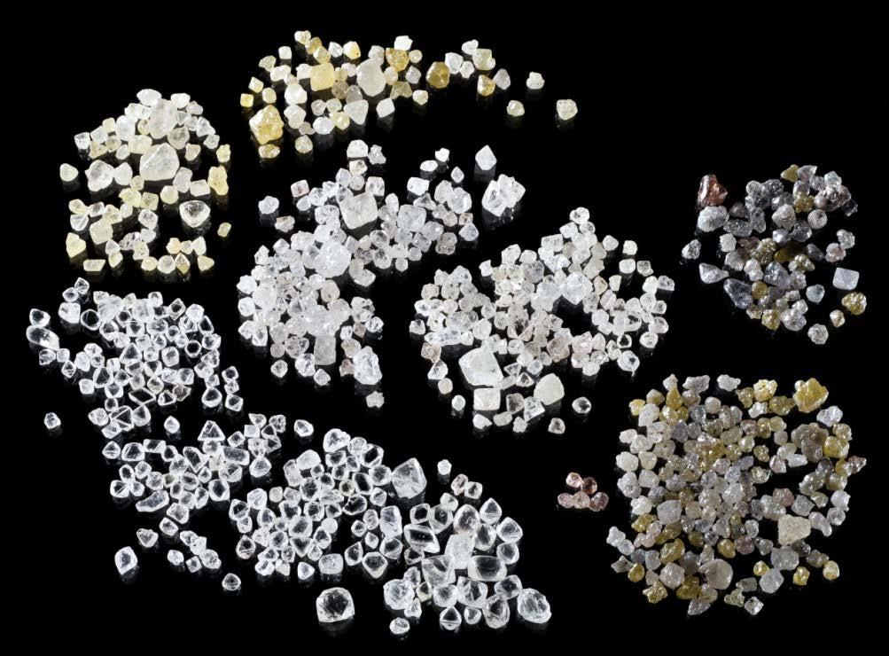 CH-6 diamond parcel: 2013 bulk sample 227 carats,