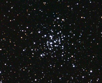 Binoculars will reveal around 30 to 50 stars in the cluster and a telescope will reveal many more.