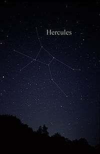 Hercules has no first magnitude stars. However, it does have several stars above magnitude 4. Alpha Herculis, traditionally called Rasalgethi, is a binary star.