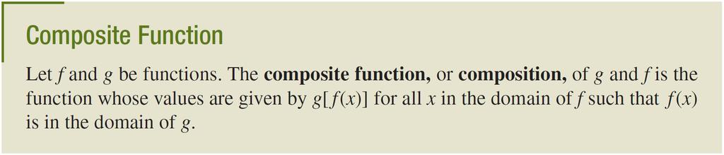 Section.7 The Chain Rule Composition of Functions There is another way of combining two functions to obtain a new function. For example, suppose that y = fu) = u and u = gx) = x 2 +.