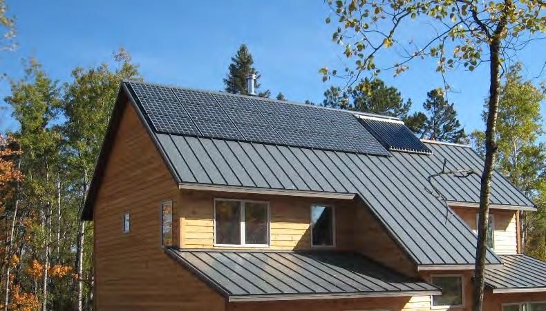 Building Planning for Active Solar " Roof plane facing south, or other accommodation for equipment " A steep enough pitch to shed snow and capture sunlight " No roof vents, dormers, chimneys or