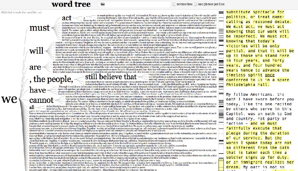 Word Tree http://www.