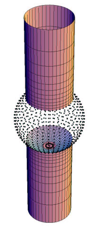 Ergoregion of the rigid rotating wormhole model with constant