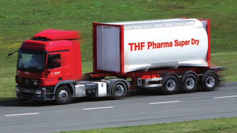THF Pharma THF Pharma Super Dry Under the name THF Pharma, BASF already offers its customers a THF grade with a water content of 100 ppm or below.