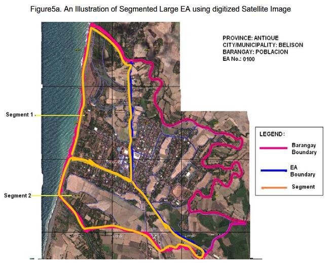 Development of Master Sample Frame Use of digitized maps, Google Earth maps and 2010 census block maps facilitates the development of PSU formation guidelines for the development of new master sample