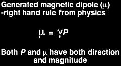 (γ) is constant for each nuclei and can be thought of as how magnetic a particular nuclide