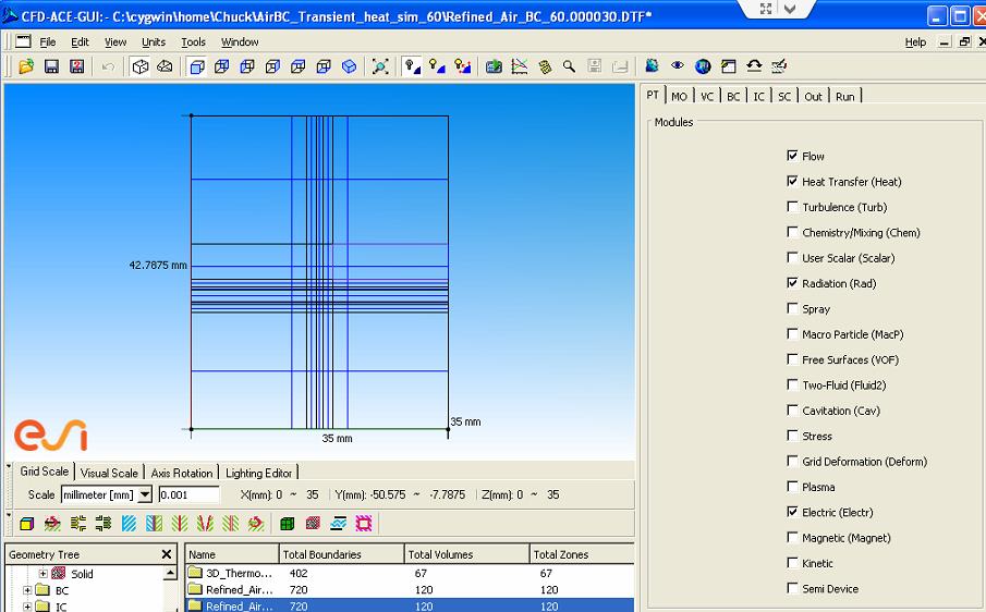 2.2.3 Simulation Set-up and Post Processing The next step of the solution strategy was performing different