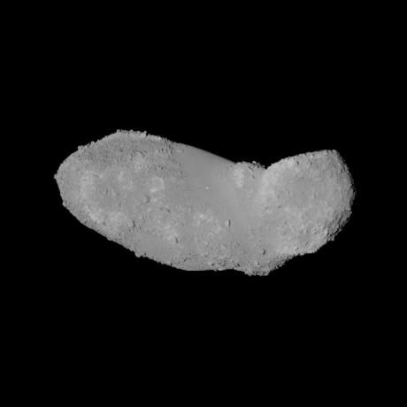 Target Asteroid Itokawa Hayabusa arrived at the target asteroid Itokawa on September 12th