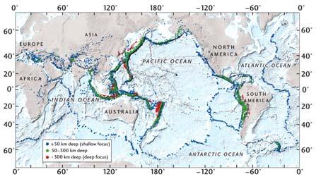 Earthquake Distribution Topography Rock Age Basic