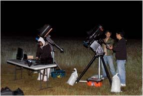 9. COMMENTS In this initial deployment, two telescopes were deployed side-by-side as shown in Fig. 3.