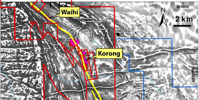 Ultramafic, Korong Shear Zone and Korong East Syenite intrusion is important RC follow up Korong to