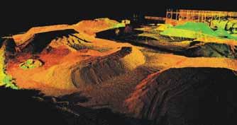 Stantec uses land based scanning techniques to produce 3D topographic visuals of the ground surface and the constructed environment.