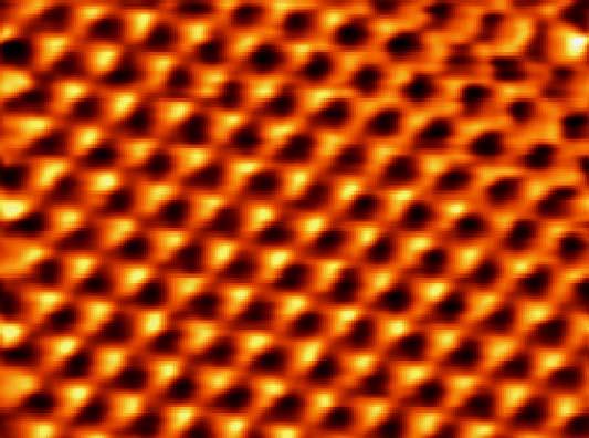 Metallic bonding - metal to metal Atomic-resolution microscope images show us