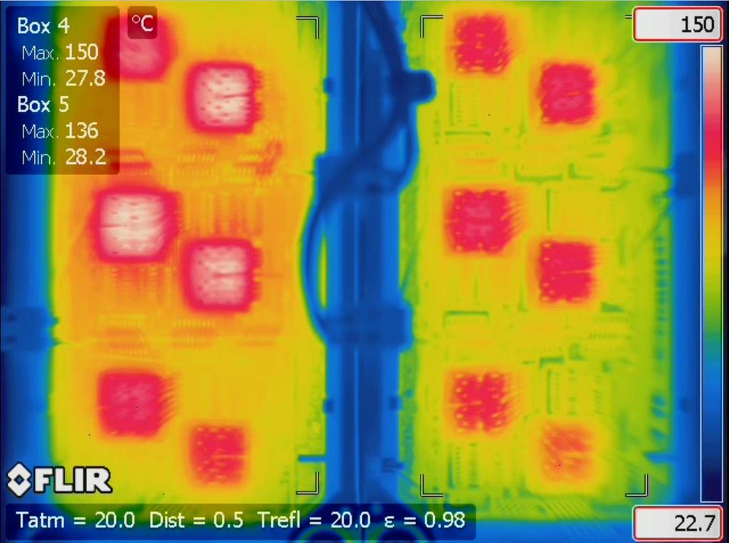 The most accurate insight into the thermal capabilities can be gained by thermographic imaging as depicted in Figure 2.