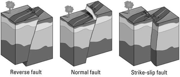 P a g e 1 Name A Fault Model Purpose: To explore the types of faults and how they affect the geosphere Background Information: A fault is an area of stress in the earth where broken rocks slide past