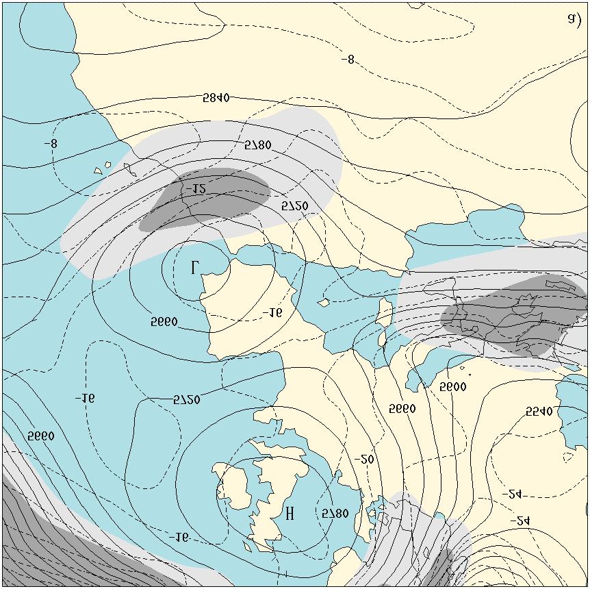 Stationary / Weak pattern Cold-core cut-off low Algerian low / moist LLJ SYNOPTIC ENVIRONMENT MID- UPPER LEVELS