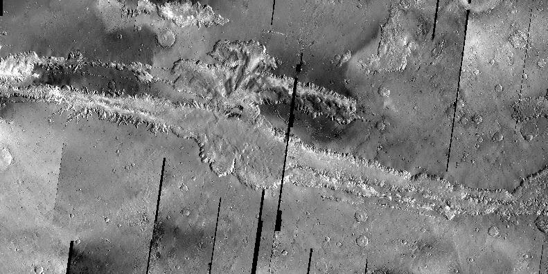 Odyssey s View of Valles Marineris On