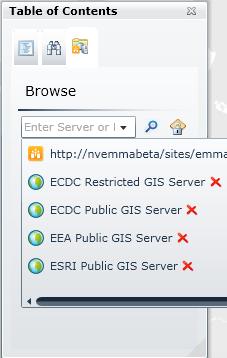 Add data from EEA Users can add multiple spatial layers