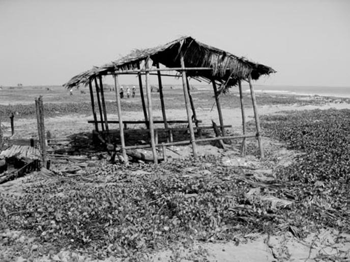 248 K. SATAKE et al.: TSUNAMI IN MYANMAR FROM THE 2004 EARTHQUAKE Fig. 6. Damaged hut in Kapyet Thaung Village. the tide levels were 2.0 m and 1.