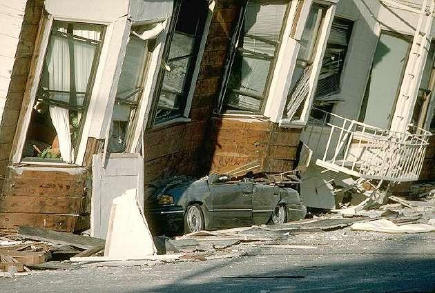 US Earthquake areas California