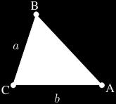 The area of triangle ABC can also be expressed in terms of dot products as follows: In two-dimensional Euclidean space, expressing vector AB as a free vector in Cartesian space equal to (x 1,y 1 )