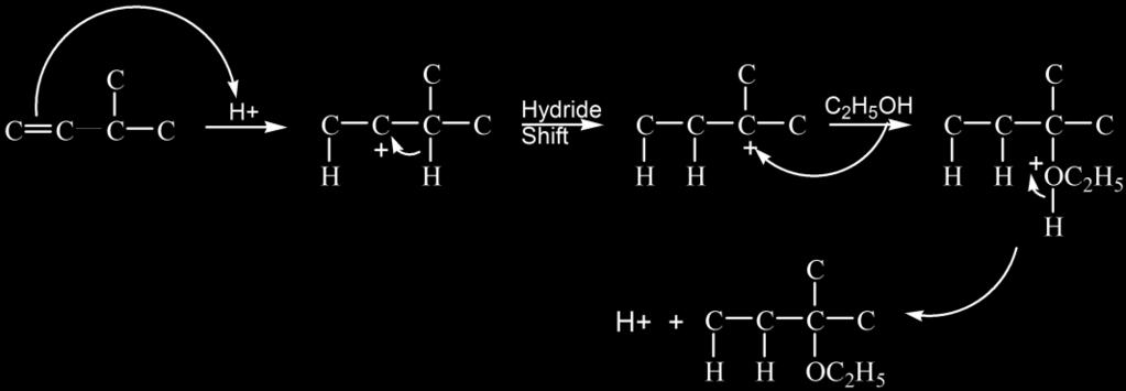 1b) Please draw the product of the Saytzeff elimination of from the following compound. Two products are possible, but only one is made.