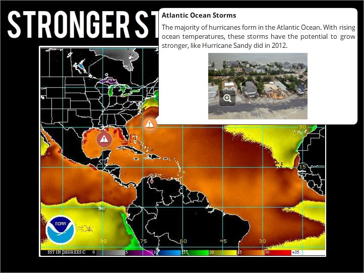 Atlantic Ocean Storms Module 12: Oceanography The majority of hurricanes form in the Atlantic Ocean.