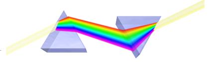 Newton s Two Prism Experiments Newton was the first one to prove that white light is made of all the colors of the rainbow.