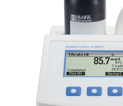navigate screens Help features Dedicated HELP key for content sensitive help ph/mv meter Doubles as a benchtop ph meter An Easy-to-Use, Fast and Affordable All-in-one Solution The HI84533 is an easy