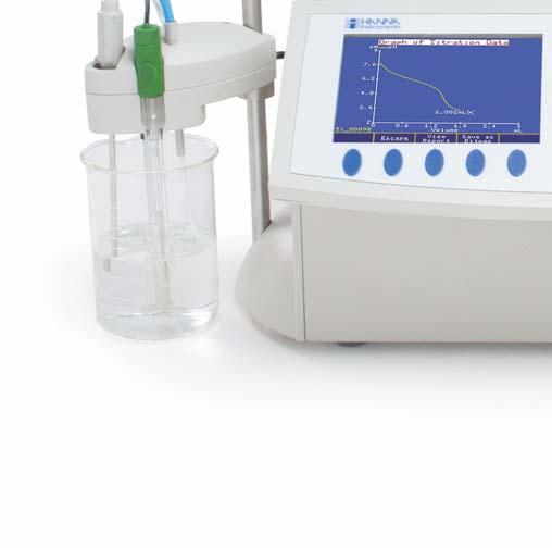endpoint detection: equivalence point (1st or 2nd derivative) or fixed ph/mv value Clip-Lock exchangeable burette system enables users to exchange burettes in a matter of seconds Linked titration
