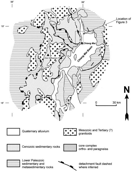 Fig. 2. Geologic map of the northern part of the Western Ranges. See Fig. 1 for location.