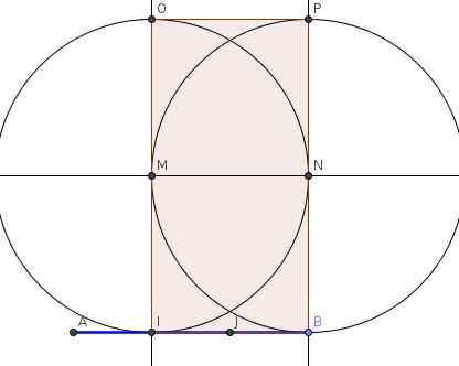 0b. Trisect the segment. 0c. Construct an equilateral triangle on /3 of the segment. 0d. Construct the perpendicular bisector then construct a square on half of the segment.