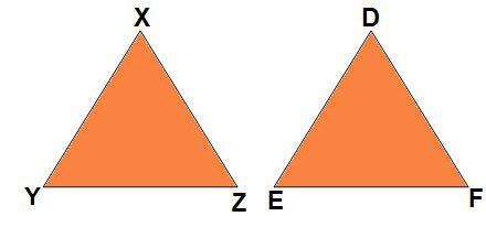 table: Pair of Congruent figures ABC DEF