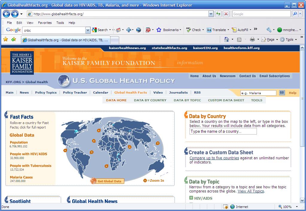 Portal: Global Health Facts 51