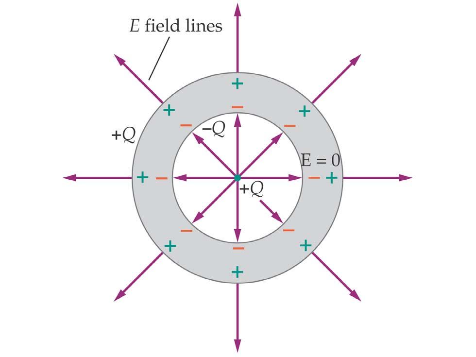 Electric Field within a Conductor When electric charges
