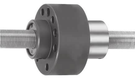 Flanged nuts with axial play, SVF Backlash elimination with oversize rollers as an option (BVF) Standard Grooved rollers Customised d P h N l tp a C a C oa S ap m n m s I s I nn I ns Z n Designation