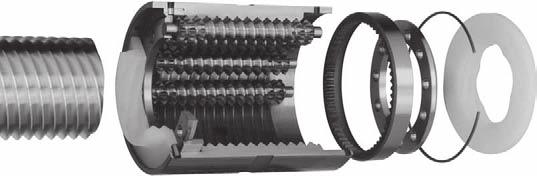 General The principle of planetary roller screws fig. Threaded rollers are the basis of SR/BR/TR/PR planetary roller screws.