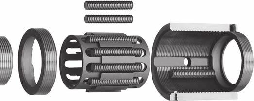 General The principle of recirculating roller screws fig. Grooved rollers are the basis of SV/BV/PV recirculating roller screws.