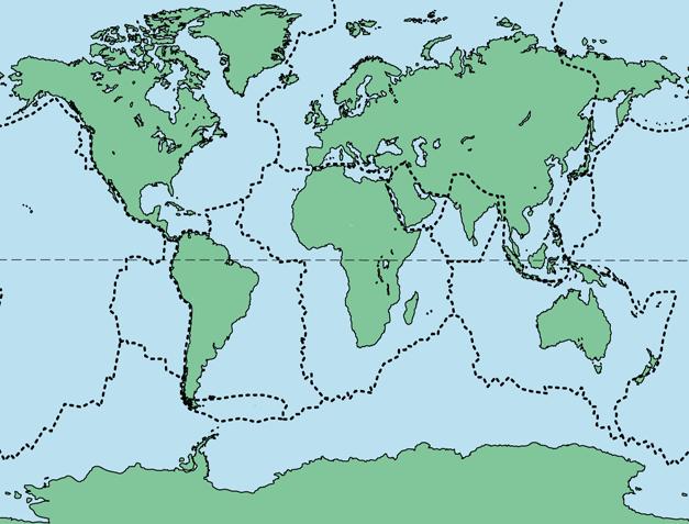 EQUATOR Pacific Nazca North American South American Scotia Tectonic s African Antarctic Eurasian Indian Australian Pacific Magma Magma Fig.