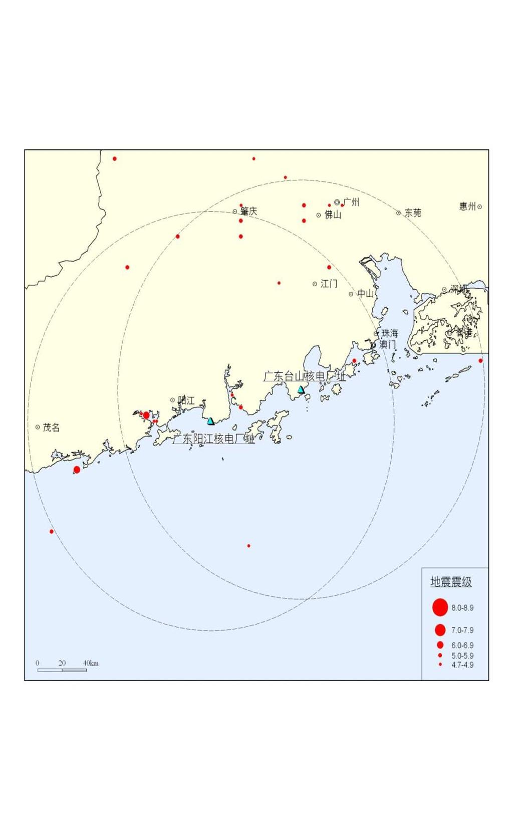 Fig.3-9 Seismic background of Taishan and