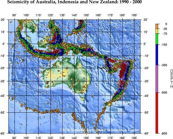 Seismicity of Australia,