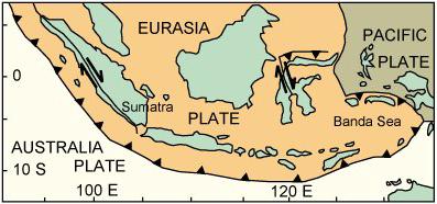 Indonesia Tectonic Map