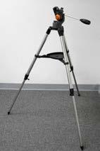 You can extend the tripod legs to the height you desire.
