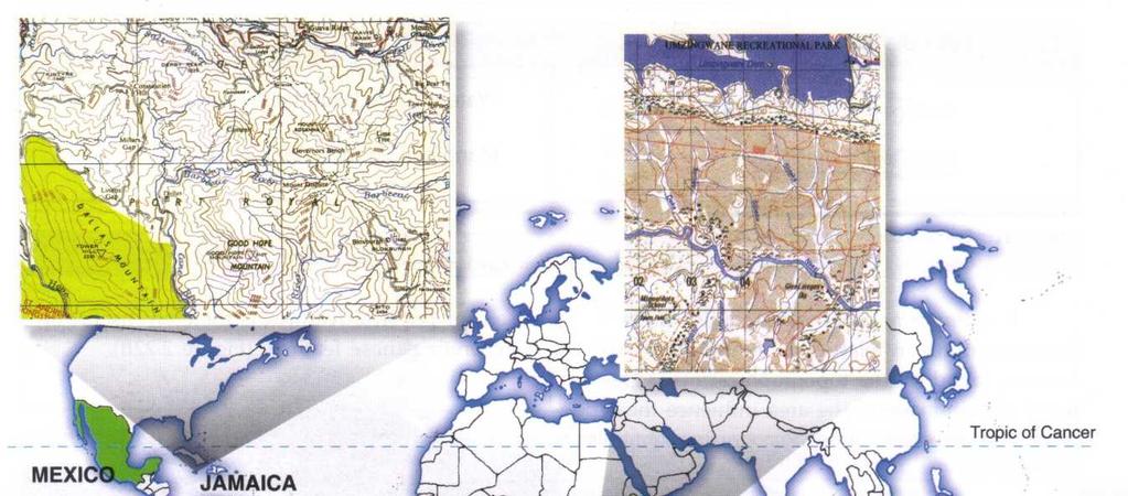 Introduction Map reading notes In the course of 2 or 3 years course, Candidates will be exposed to topographical maps from tropical countries such as Mauritius, Tanzania, Zimbabwe and Jamaica.