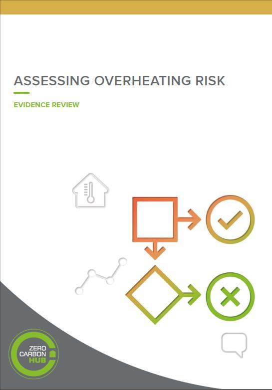 Assessing Overheating risk Zero Carbon Hub publication Co-authored by Inkling